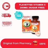 Flavettes Vitamin C 250Mg 100's Sugar Free FLAVETTES 250MG 100S VITAMIN C