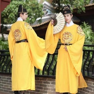 Round Neck Robe Rental Chinese Style Dragon Robe Wedding Clothes Emperor Clothes Drama Performance H