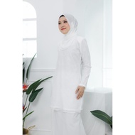 KURUNG OFF WHITE NIKAH LACE PLUS SIZE