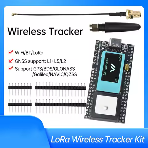0.96-inch LCD Display LoRa Wireless Tracker ESP32-S3FN8+SX1262+UC6580 WiFi/BT/LoRa/Gnss/Tracking and