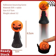1PC Halloween Pumpkin Head Bouncing ELF Baby Doll Super Elastic Finger Doll All Saints Bouncing Man 