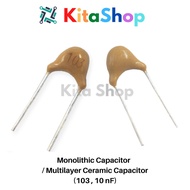 Monolithic Capacitor / Multilayer Ceramic Capacitor (103 , 10 nF)