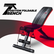 (FITNET) Gym Bench - 5/7/8 Position Foldable Home Gym Bench / JDX-005 / Universal Five-Position /Wor
