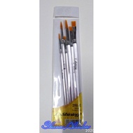 Premium Shining Brush Set of 6 Code 251-E