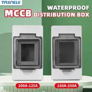 TAXNELE IP66 Solar Photovoltaic PV Waterproof Distribution Box For 2P 600V 1000V 125A  250A MCCB
