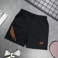 MEN'S BADMINTON PANTS ORANGE BRICK LOGO - CODE 051