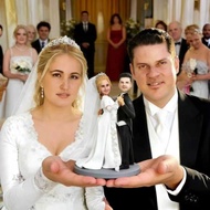 照片客製化新郎新娘公仔 訂製婚禮人像模型 新婚 結婚 訂婚