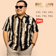 KEMEJA Short jumbo rayon shirt xxxl xxxxl Rayon batik shirt top 9xl 7xl 5xl