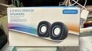 2.0 Multimedia Speakers  多媒體音箱 喇叭USB 電源(new)