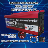 อินเวอร์เตอร์เพียวซายเวฟ5000W รุ่น12V/24V /48V inverter pure sine wave  ราคาพิเศษ DC TO  AC  [พร้อมส่ง] อินเวอร์เตอร์ 3000W รุ่น 12V / 24V เพรียวซายเวฟ แท้ 100% pure sine wave inverter