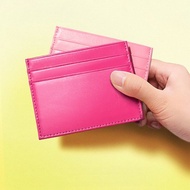超薄羊皮卡夾 真皮錢夾 信用卡包 零錢包 悠遊卡套【免費刻英文】