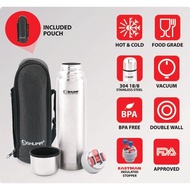 STAINLESS Steel Hot Water Thermos Thermos SHUMA 350ML/ 500ML/ 750ML 1000ML