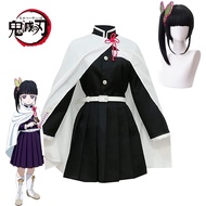 Anime Demon Slayer Tsuyuri Kanawo Cosplay Costume Kimetsu No Yaiba Kimono Uniform Wig Halloween Cost