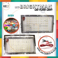 [READY STOCK] DC12V 22WATT BRIGHTMAN BATTERY CLIP LED FLOODLIGHT