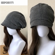 IESPOIR1T1 Beanie Cap, Cotton Soft Short-Brimmed Hat, Retro Solid Color Breathable Artist Painter Ca