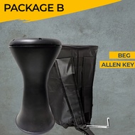 DARBUKA POWER BEAT MATE HITAM 8"