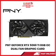 PNY GEFORCE RTX 5060 TI 8GB OC DUAL FAN GRAPHIC CARD