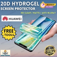 Hydrogel Screen Protector HUAWEI nova 5i 5T 4 4e 3 3i 2 Y70Plus Y60