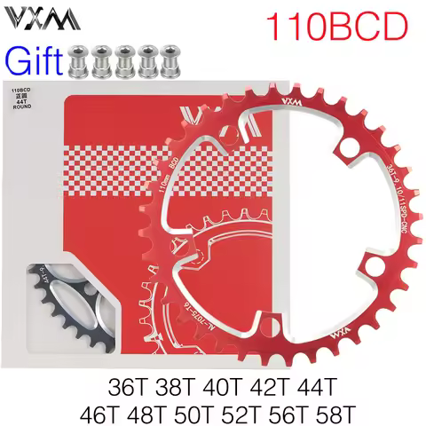VXM Road Bike Narrow Wide Teeth Chainring 36T 38T 40T 50T58T Bike 110BCD Chainwheel Aluminum CNC Bic