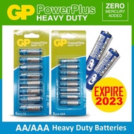 GP Battery AA / AAA Batteries PowerPlus Heavy Duty batteries