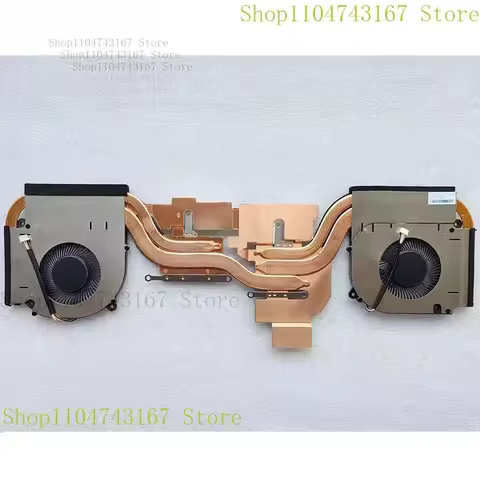 New Laptop CPU GPU Cooler Heatsink Fan for CLEVO Gigabyte G5 KF ME GE Medion Erazer Crawler E30 MD62