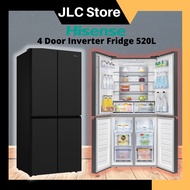 【Hisense】Side By Sides Refrigerator 4 door refrigerator Hisense Fridge - RQ568N4ABU  (refrigerator/fridge/peti ais/冰箱)
