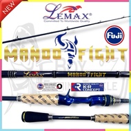 2025 LEMAX MANDO FIGHT CASTING ROD SPINNING BAITCASTING FIHSING ROD FUJI MANDOFIGHT