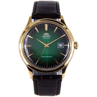 Orient Bambino Mechanical FAC08002F0 AC08002F Green Dial Leather Mens Watch