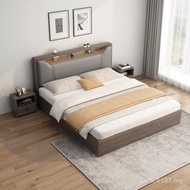 Bed for 1 Meter 1 Meter Solid Soft 8 Bedroom 2 Storage Bed Single Rental Room Package Bed Double Bed