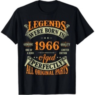 Vintage Legend Born in 1966 59th Birthday Tee 59 Years Old T-Shirt Custom Printed  Ropa Hombre Men's