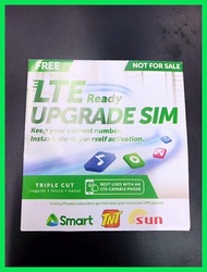✨ ﹊ LTE Upgrade Simcard Smart TNT SUN (For Upgrade Only Not Regular Sim!!!)