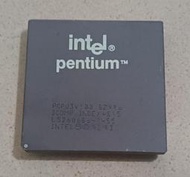 Intel Pentium 100 _ PCPU3V100 _CPU_ 古董CPU處理器- (收藏用)
