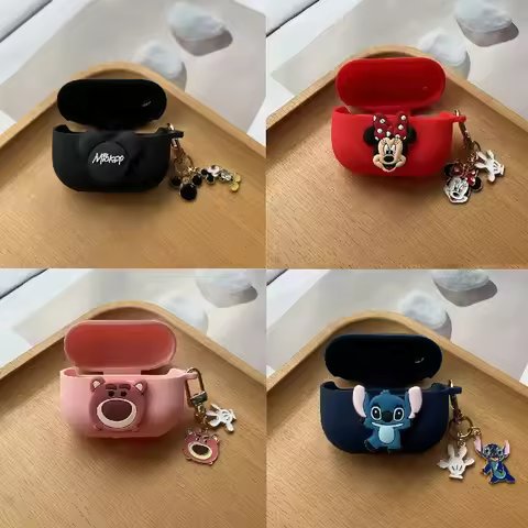 Disney DIY Cartoon Case Cover for Samsung Galaxy Buds 3 Buds 3Pro Case Earphone Accessories for Sams