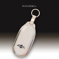 KUNJAE&Co. เคสกุญแจรถยนต์ MINI  STRIPE EDITION  (Handmade จัดส่งใน 7-10 วัน)