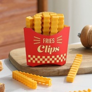 Cute French Fries Shape Sealing Clip: Snack Sealing Clip: Freshness: Convenient