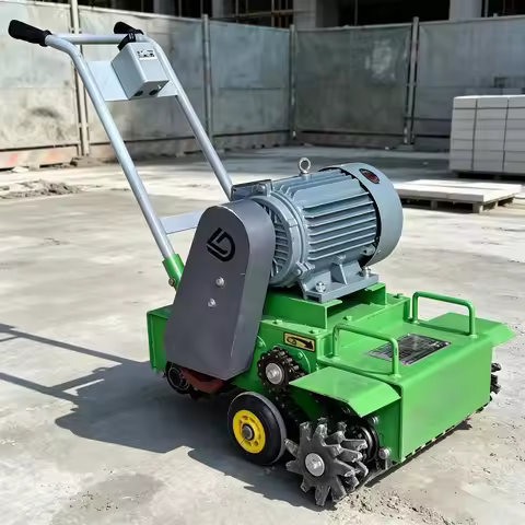 Heavy Duty Concrete Floor Scraper Mortar Dust Cleaning Machine For Floor Slab Road Indoor Constructi