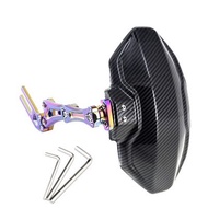 Rainbow Carbon Rear Hugger mudguard Motor Ebike Bicycle MOTOR SCOOTER MOTORCYCLE [PAB PMD food deliv