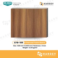 DR.HOUZ - Charcoal Foam Board - CFB 189 Wood (Wall Board)