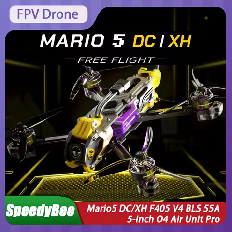 SpeedyBee Mario 5 DC/XH O4 Pro 5 Inch With F405 V4 Flight Controller Freestyle Power Kit/O4 PRO Raci