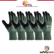 [5 PAIRS BUNDLE] ATG MaxiCut Oil 44-304 Industrial Cut Resistant Gloves Oil Grip Safety Gloves