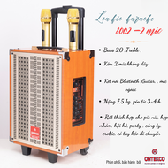 loa kéo xách tay karaoke bluetooth ontekco 8001 8002 kèm micro hát karaoke có điều khiển bass 20 g