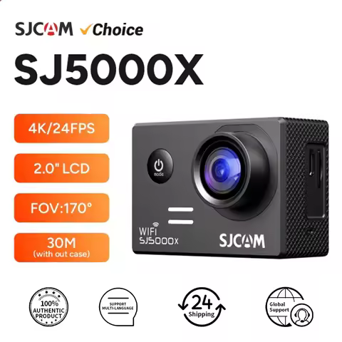 SJCAM SJ5000X Elite Action Camera 4K FHD Video 30M Waterproof 2.4G WiFi Action Original Camera Sport
