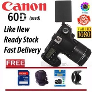 Canon 60D Dslr Camera Body Or Len +18-55mm Lens (Used)
