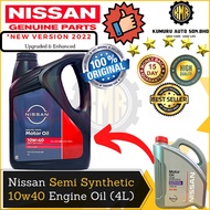 (1@BTL) Original Nissan Semi Synthetic Engine Oil 10W40 A3/B4 4L