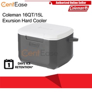 Coleman 16QT/15L Excursion Hard Cooler Box - Grey/White