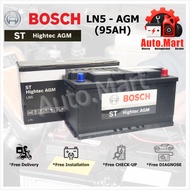 Bateri Kereta / Car Battery - Bosch ST Hightec - AGM - LN5 - 95AH