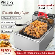 PHILIPS Deep Fryer Electric Pan With Strainer Electric Deep Fryer Heavy Duty Stainless Steel