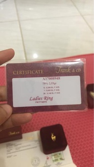 Cincin Berlian Frank n Co