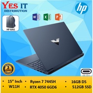 HP Victus 15-FB3148AX / FB3149AX 15.6" FHD 144Hz Gaming Laptop (AMD RYZEN 7 7445H | 16GB | 512GB SSD