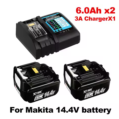 For Makita 14.4V 6.0Ah Rechargeable Power Tools Batteries 4S2P 18650 Li-ion Battery For Makita 14.4V